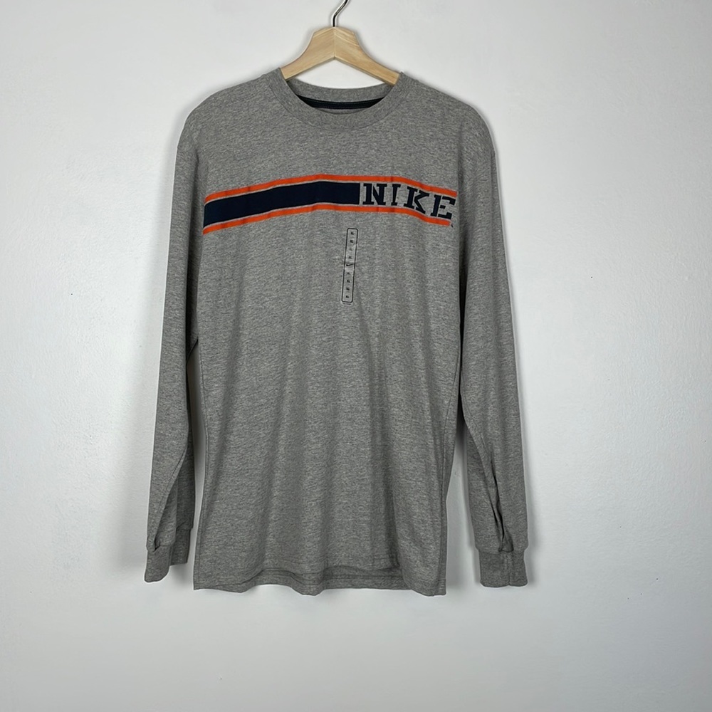 Nike boy's long sleeve active gray pullover sweatshirt Size XL (18-20)